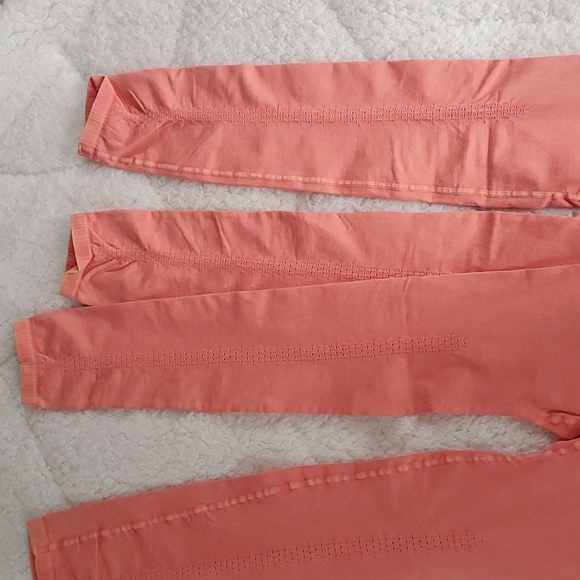 *pls read* Free People Good Karma Leggings light pink/salmon - Picture 15 of 16